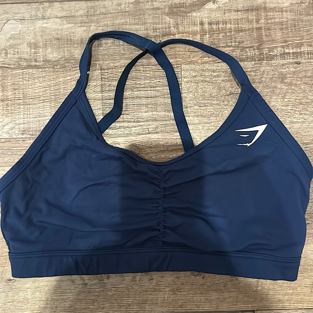 Gymshark ruched front sports bra